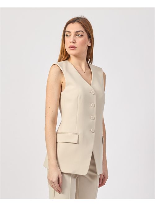 Patrizia Pepe tailored vest with FLy PATRIZIA PEPE | 8S0538-A533B814